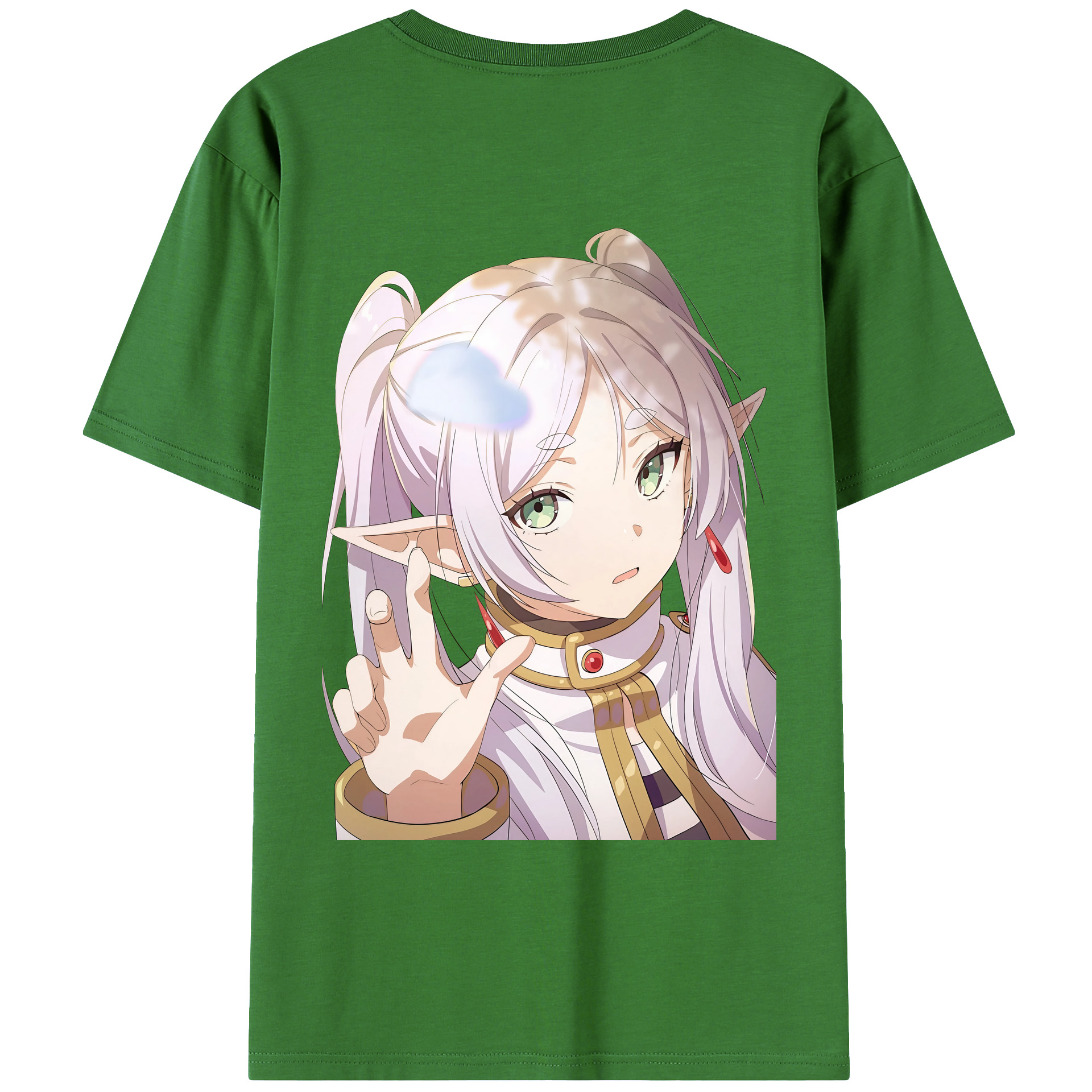 （画像用） 葬送のフリーレン Frieren レディース半袖Tシャツ(バックプリント)